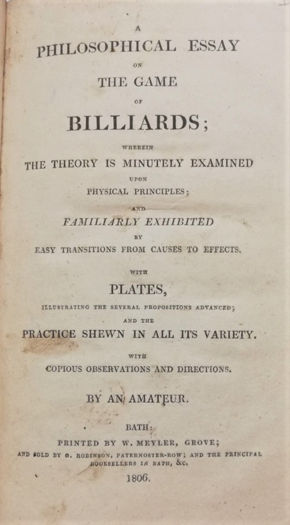 This image has an empty alt attribute; its file name is billiards-title-page.jpg